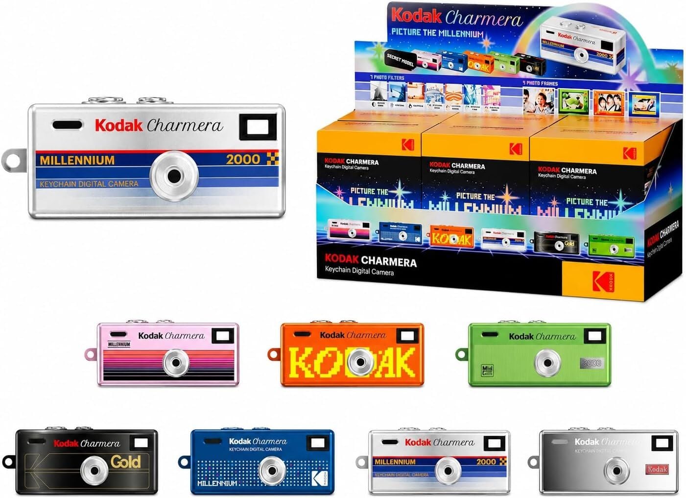 Kodak Charmera Anahtarlık Dijital Fotoğraf Makinesi (Millennium)