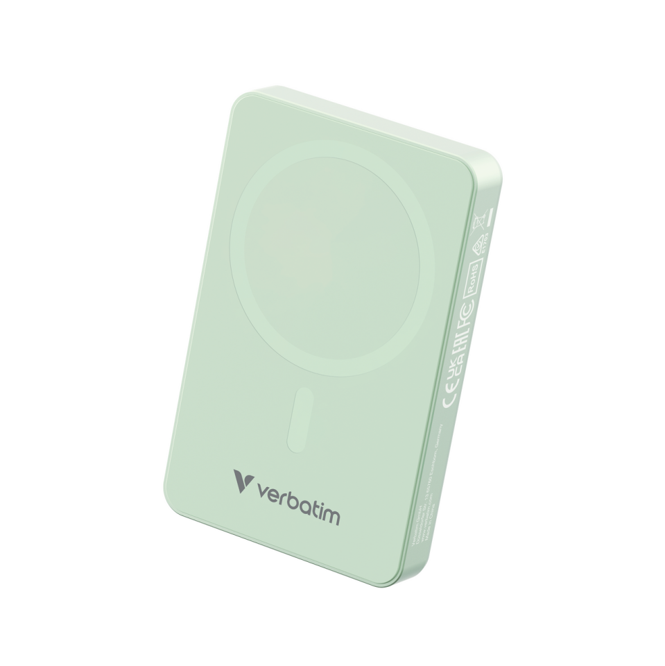 Verbatim 32228 Magsafe 10000 Mah Manyetik Kablosuz Powerbank Yeşil