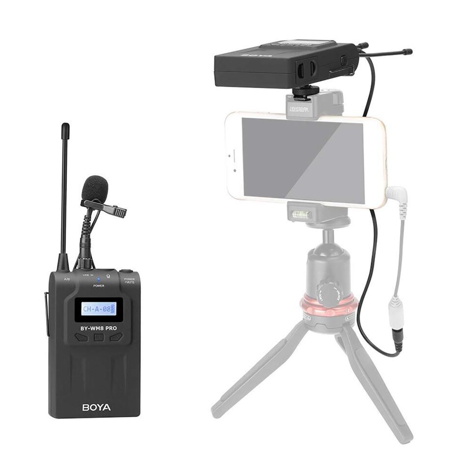 Boya BY-WM8 Pro Kit-1 Prof. Kablosuz Mikrofon