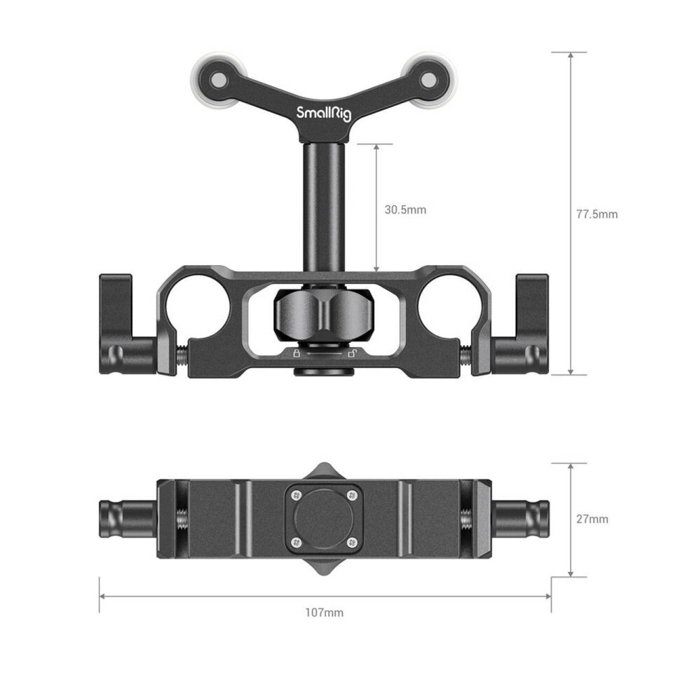 SmallRig 2727 15mm LWS  Evrensel Lens Desteği