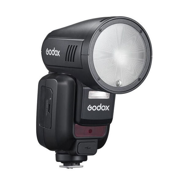 Godox V100 Canon Uyumlu Yuvarlak Kafa Flaş