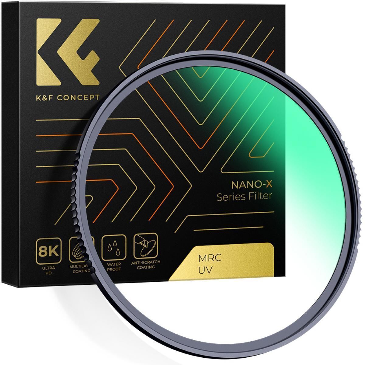 K&F Concept 95mm NANO-X MC-UV 28 Çok Katmanlı Kaplamaya sahip  Koruma Filtresi 8K Ultra HD(Kopya)