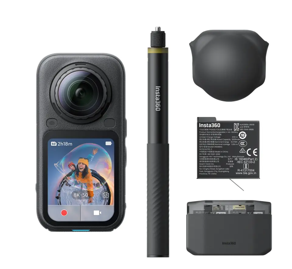 Insta360 X6 360° Aksiyon Kamerası Essentials Bundle