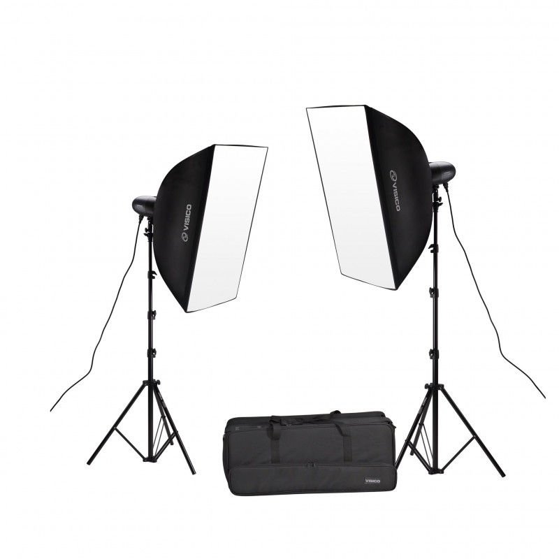 Visico VL-400 II Plus Elfin 2’li Paraflaş Kiti