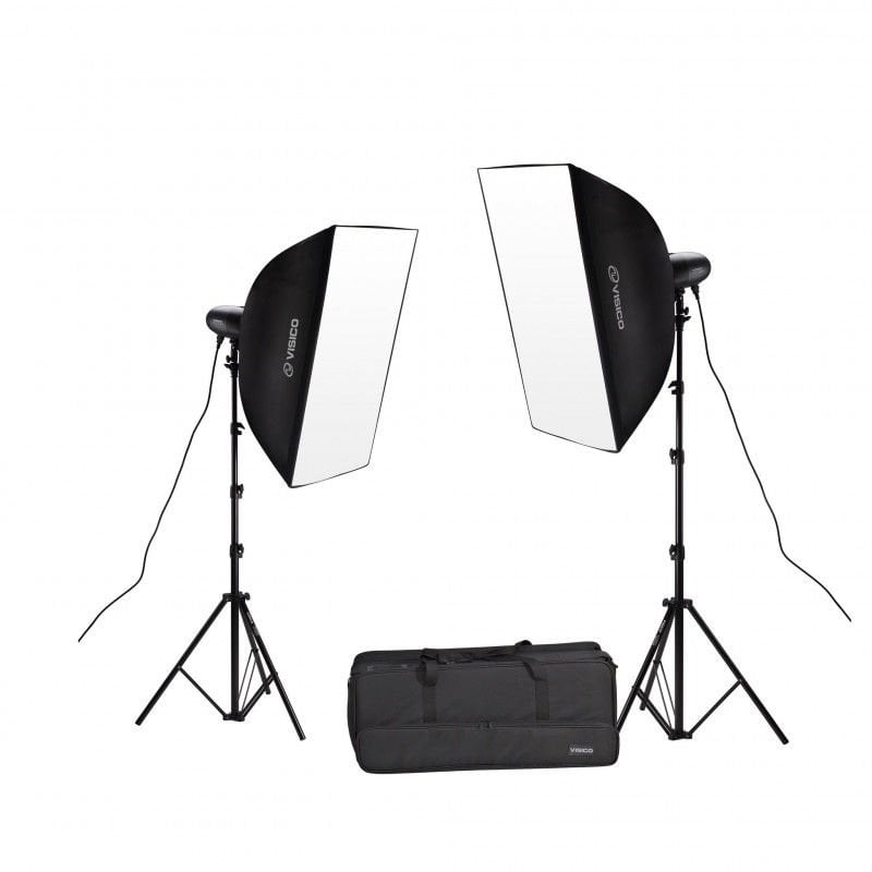 Visico VL-400 II Plus Elfin 2’li Paraflaş Kiti
