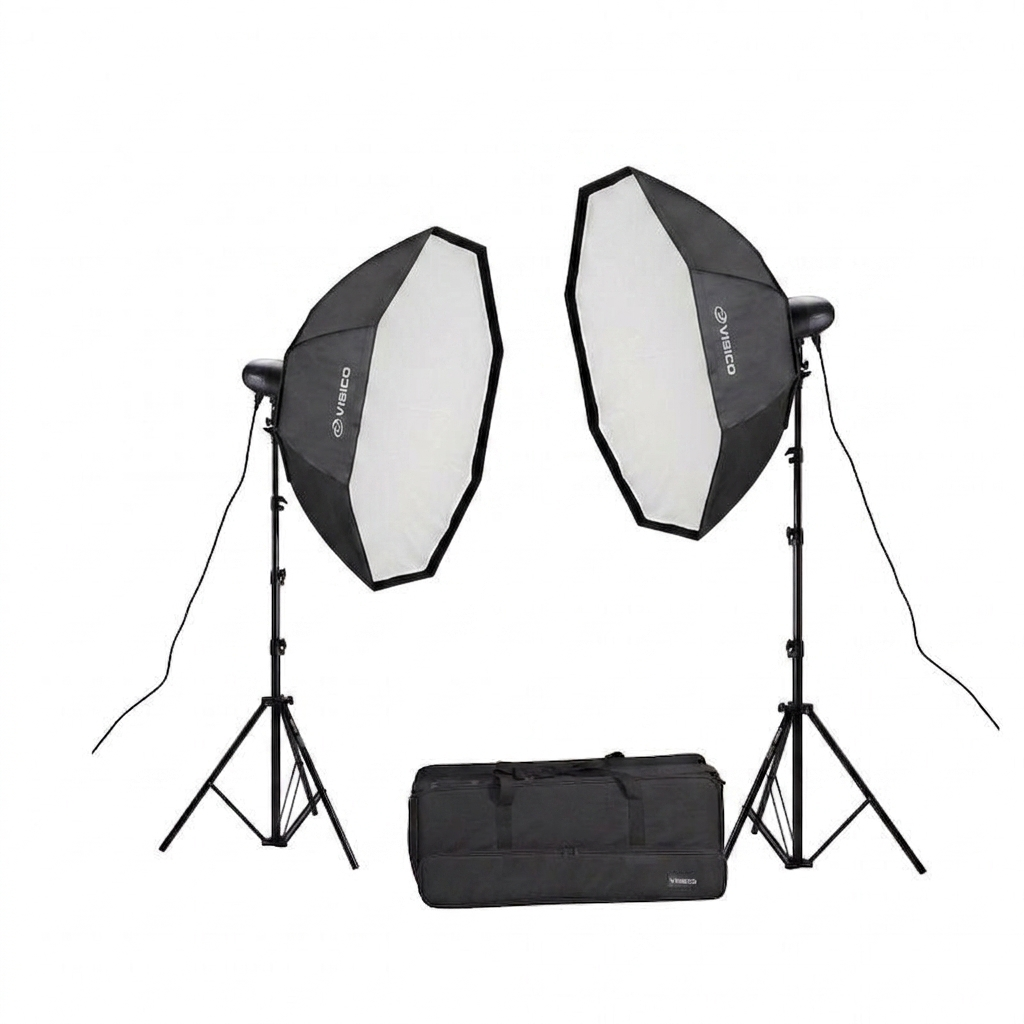 Visico VL-400 II Plus Elfin 2’li Paraflaş Kiti