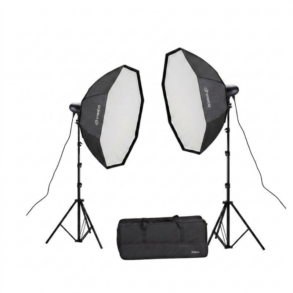 Visico VL-400 II Plus Elfin 2’li Paraflaş Kiti