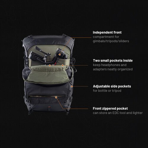 PGYTECH OnePro Focux Backpack (Space Black, 35L)