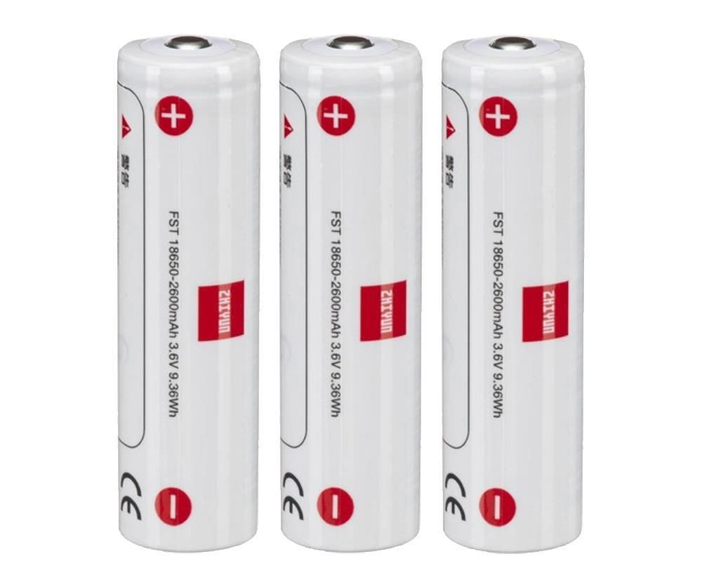ZHIYUN 18650 BATTERY 2600MAH (3 LÜ)