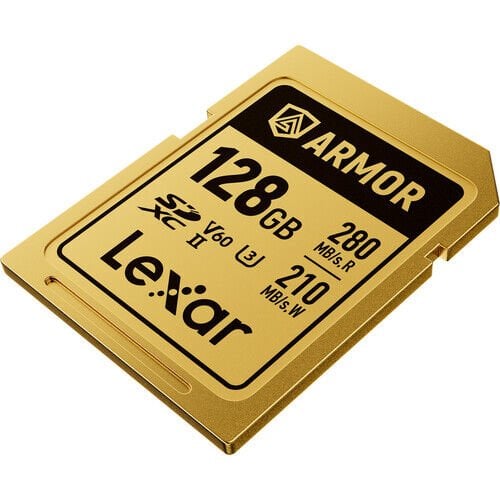 Lexar 128GB ARMOR GOLD UHS-II SDXC Hafıza Kartı