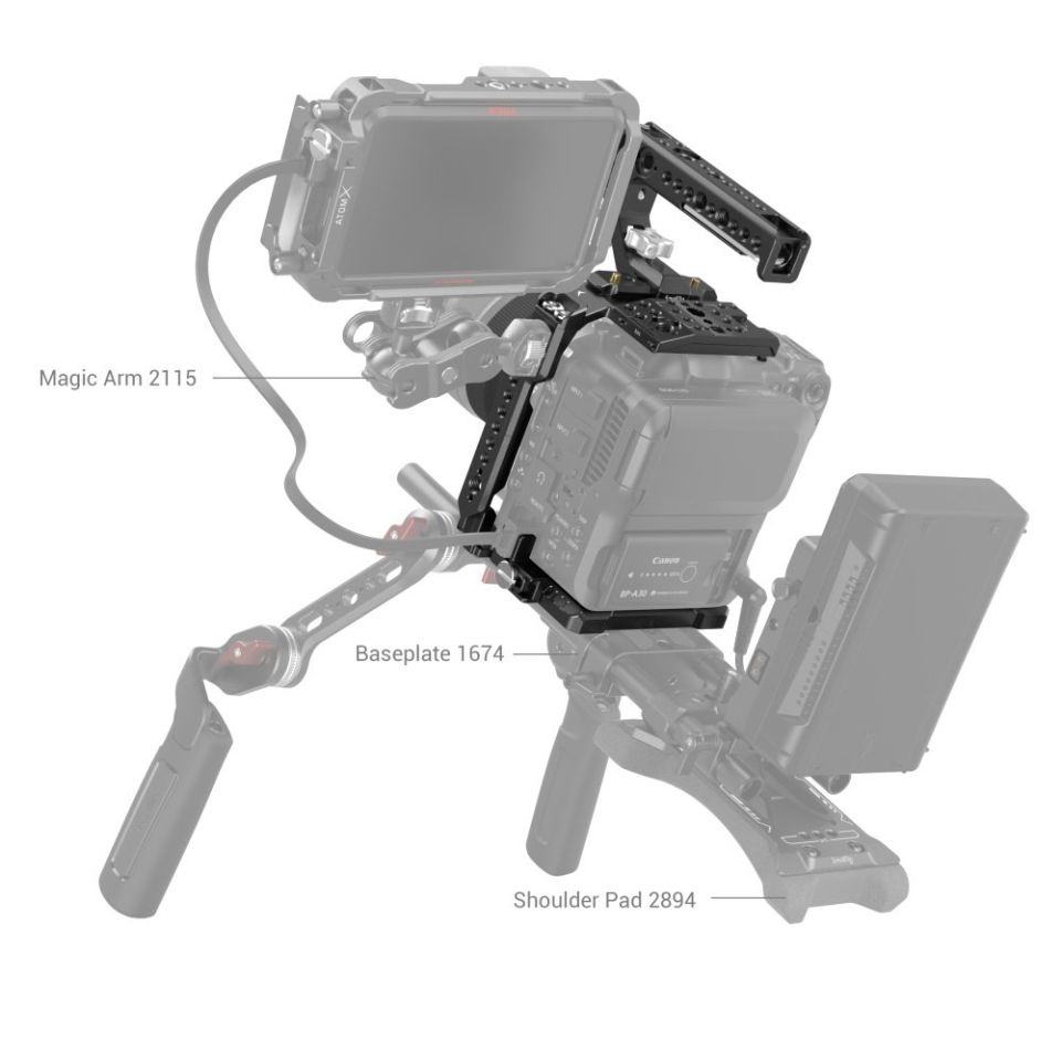 SmallRig 3899 Canon EOS C70 için El Kiti