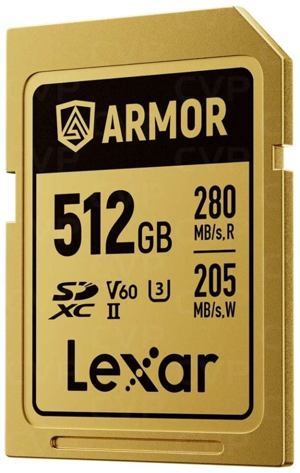 Lexar 512GB ARMOR GOLD UHS-II SDXC Hafıza Kartı