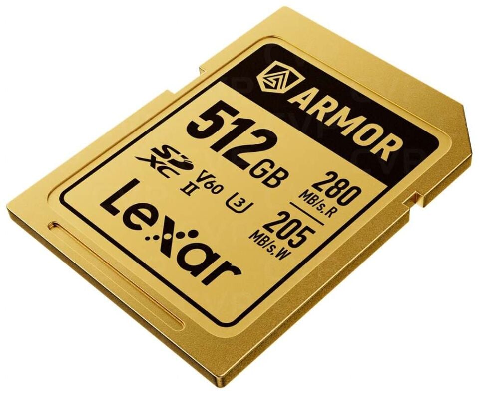 Lexar 512GB ARMOR GOLD UHS-II SDXC Hafıza Kartı