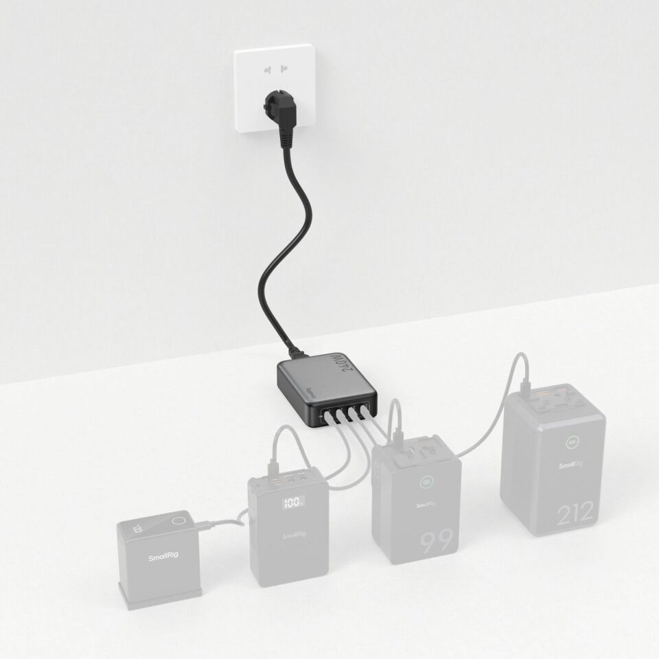 SmallRig 4752 240W 4 Portlu  PD Güç Adaptörü