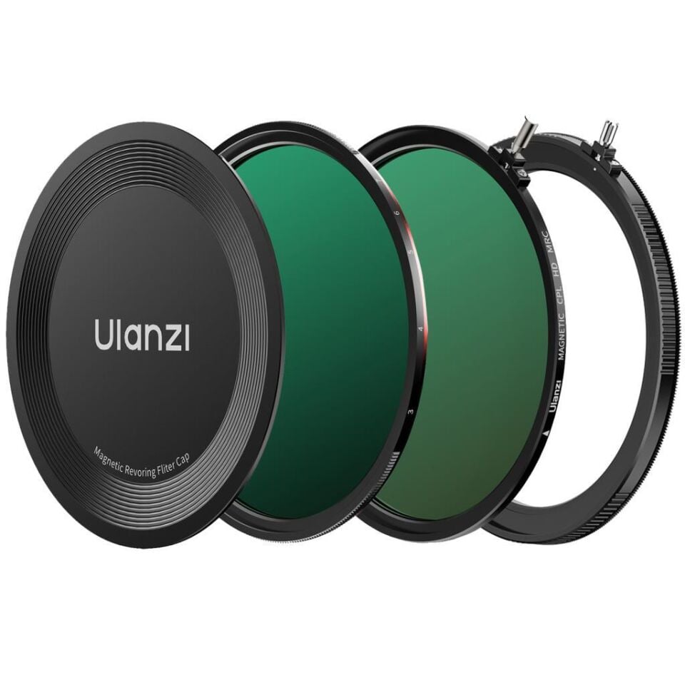 Ulanzi MF01 67mm 3-7 Stop VND & CPL Manyetik Hibrit Filtre Seti
