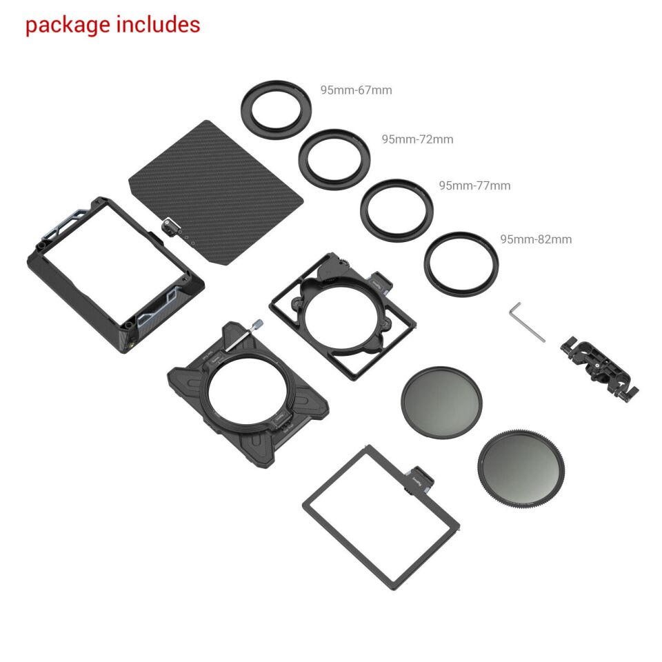 SmallRig 3645 Çok Fonksiyonlu Modüler Matbox Kutusu (Φ95mm) VND Kit
