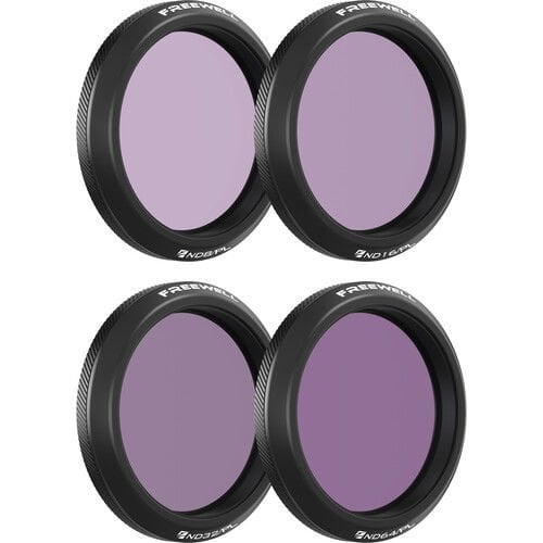 Freewell DJI Osmo Action 5 Pro ND/PL Filters 4 Pack