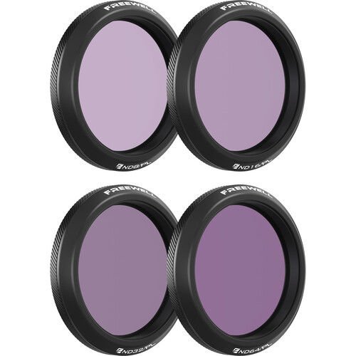 Freewell DJI Osmo Action 5 Pro ND/PL Filters 4 Pack