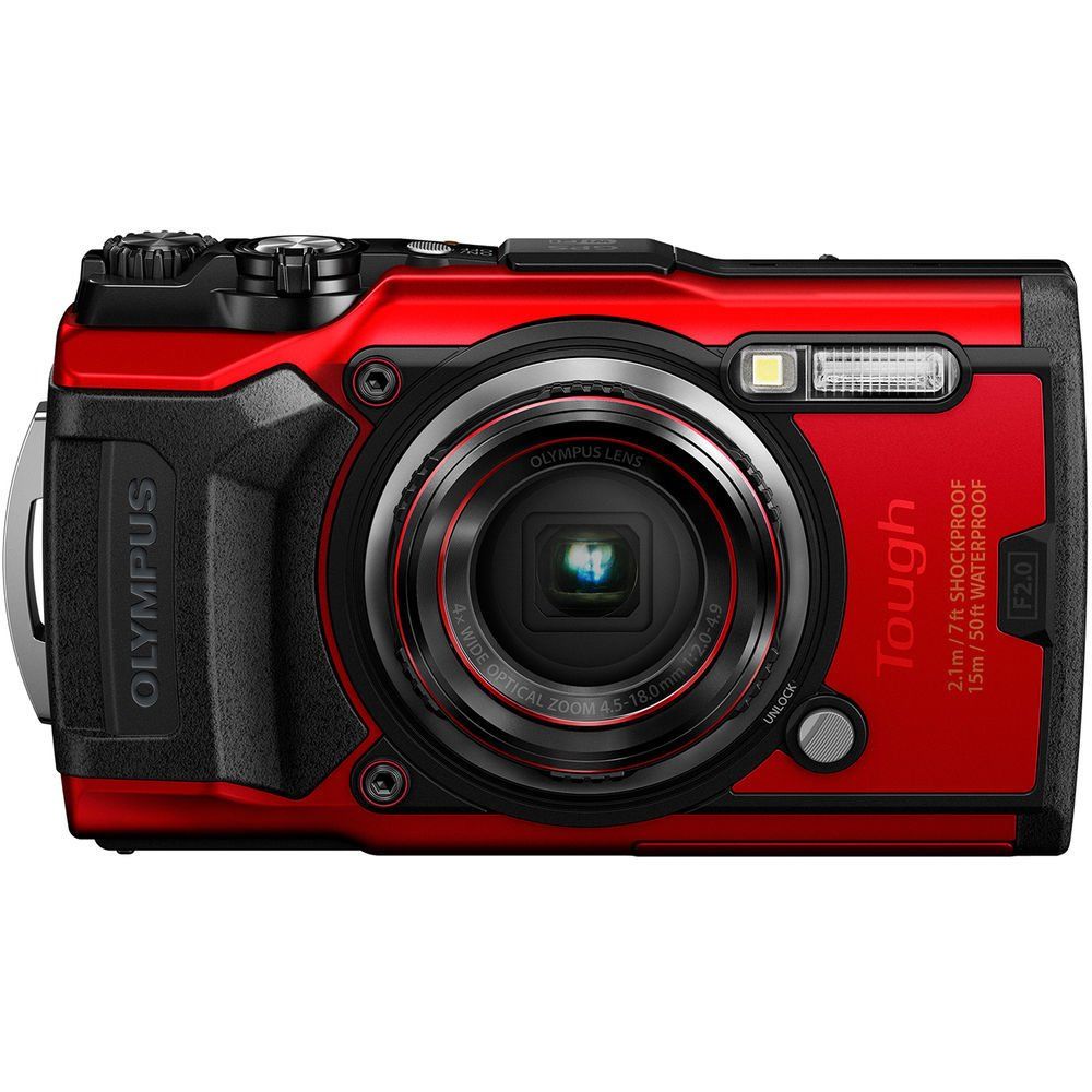 Olympus Tough TG-6 Fotoğraf Makinesi ( Kırmızı )