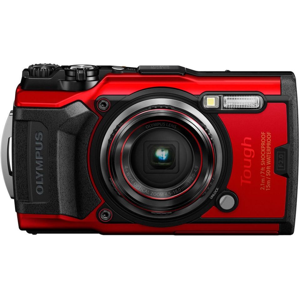 Olympus Tough TG-6 Fotoğraf Makinesi ( Kırmızı )