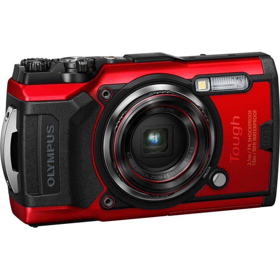 Olympus Tough TG-6 Fotoğraf Makinesi ( Kırmızı )