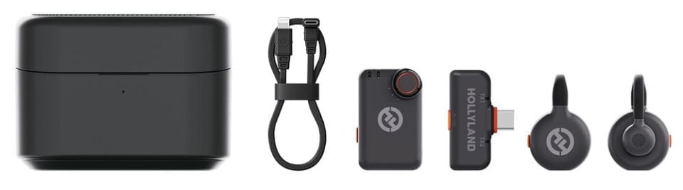 Hollyland Lark M2S 2 Kişilik Kablosuz Yaka Mikrofonu