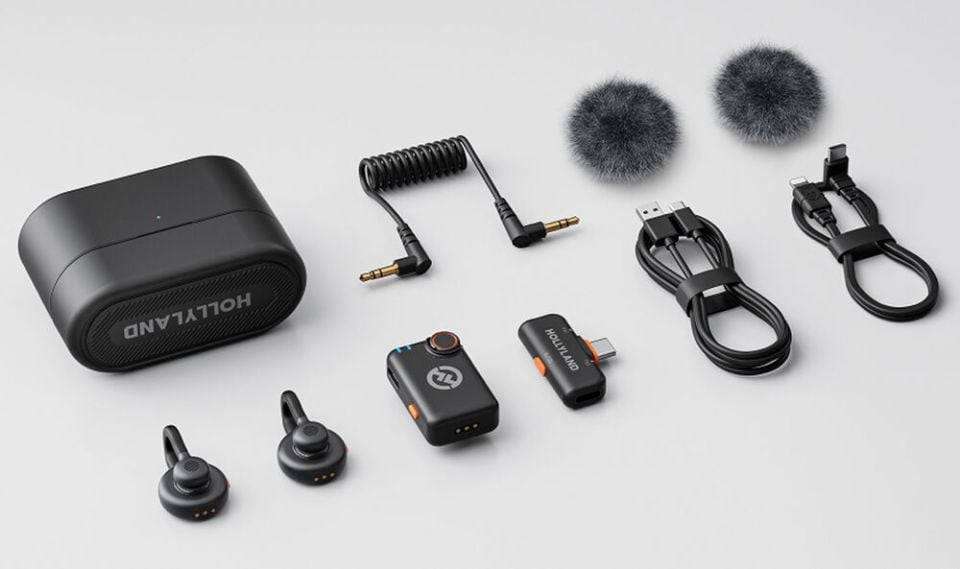 Hollyland Lark M2S 2 Kişilik Kablosuz Yaka Mikrofonu