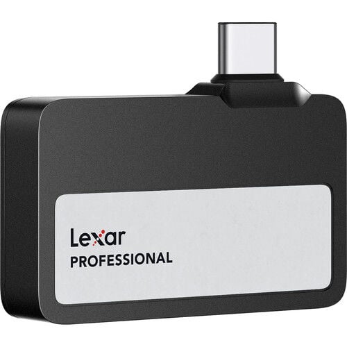 Lexar 1TB Professional Go USB 3.2 Gen 2 Taşınabilir SSD (Siyah)