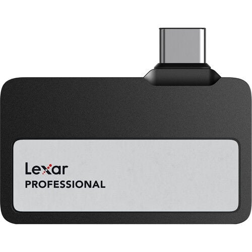 Lexar 2TB Professional Go USB 3.2 Gen 2 Taşınabilir SSD (Siyah)