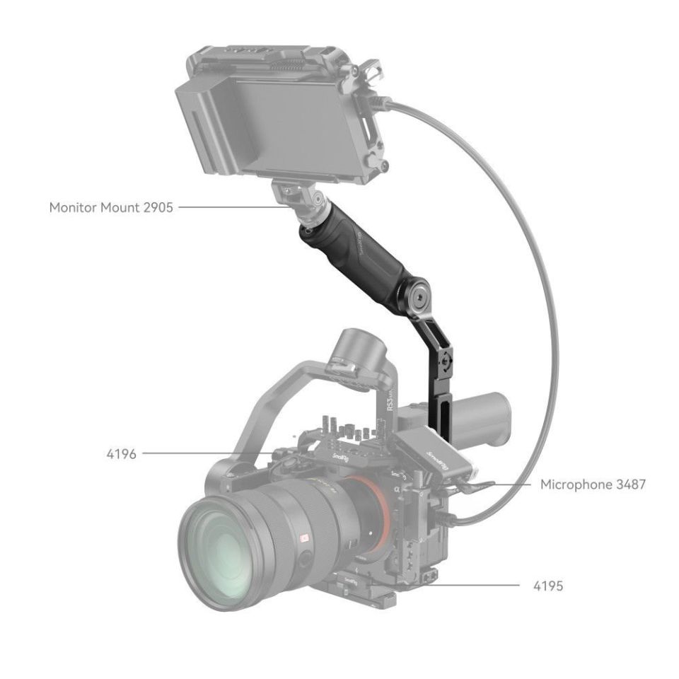 SmallRig 4197B DJI RS 3  / RS 4 Mini  için  Askı Kolu