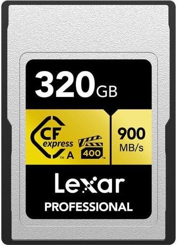 LEXAR Kart Okuyucu + 320GB Professional CFexpress Type A Card GOLD