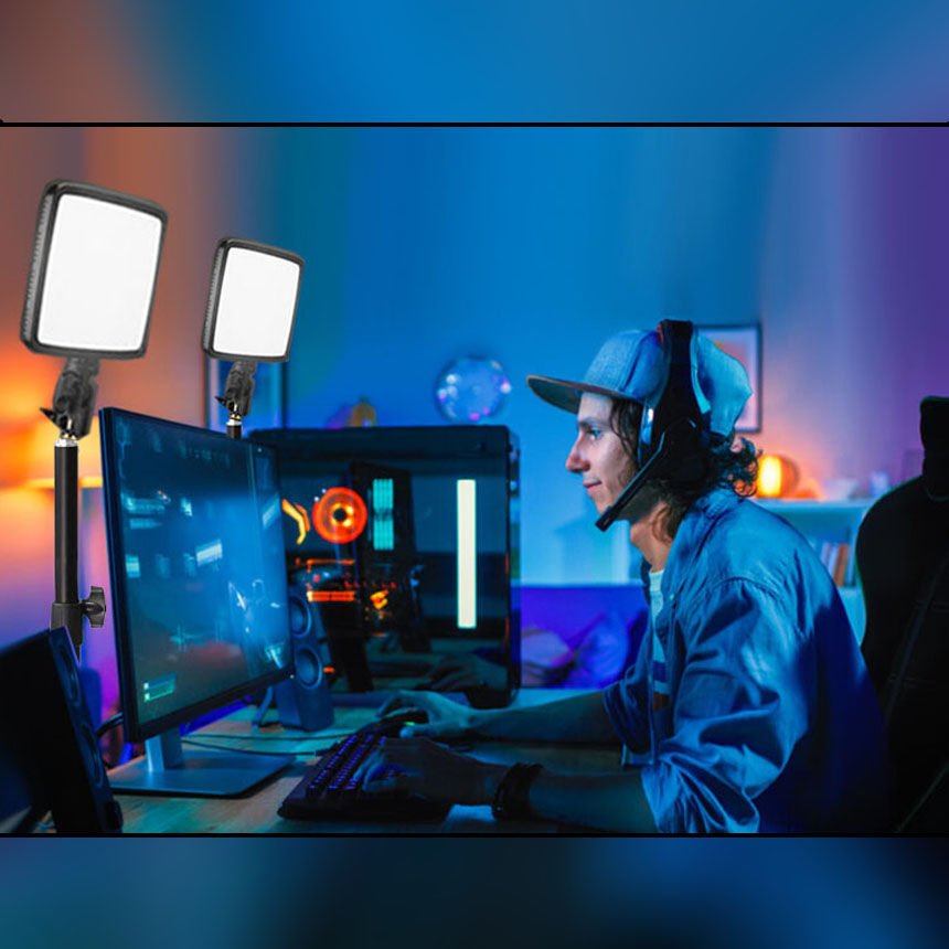 Gdx SFT-240C - 2'li TB-30 RGB Led Tüp Gamer Yayıncı Led Işık Kiti