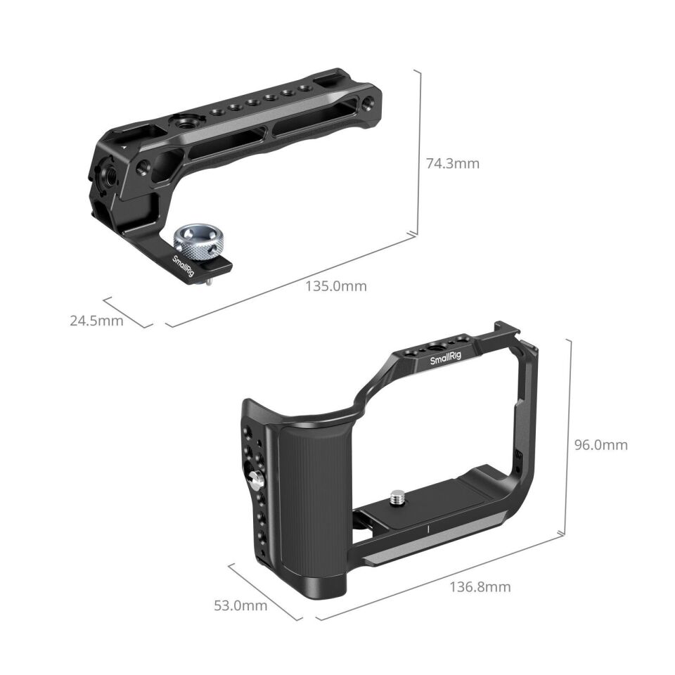 SmallRig 5766 Canon EOS R50 V için Kafes Kiti (Siyah)