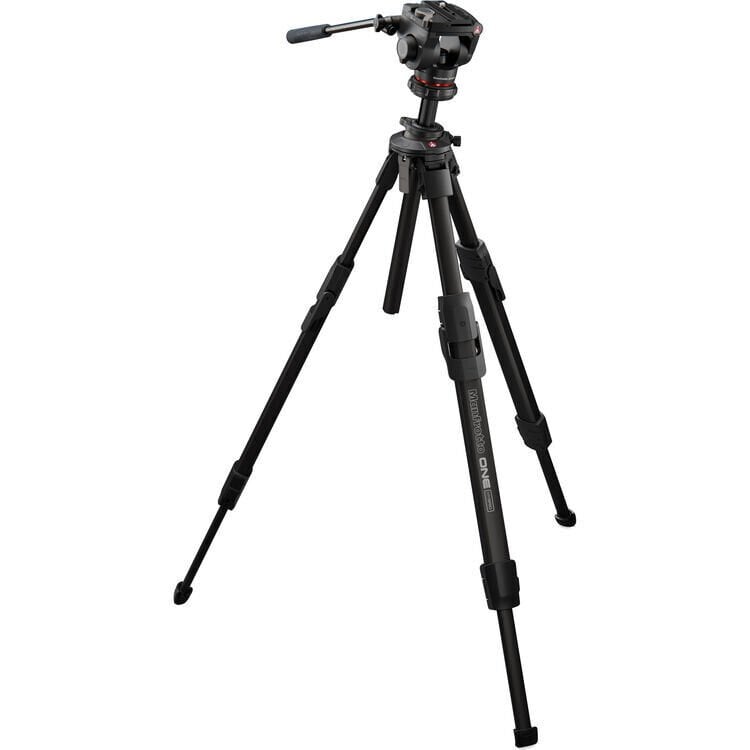 Manfrotto MKONEA-500X ONE Alu with 500X Fluid head Video Tripod
