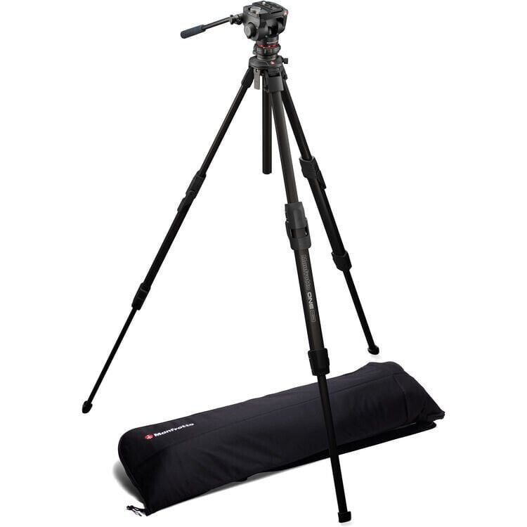 Manfrotto MKONEA-500X ONE Alu with 500X Fluid head Video Tripod